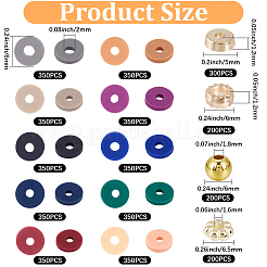 3500Pcs 10 Colors Handmade Polymer Clay Beads&nbsp;CLAY-PA0001-26C