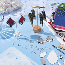DIY PVC Leather Earring  Making Kit&nbsp;DIY-WR0004-45