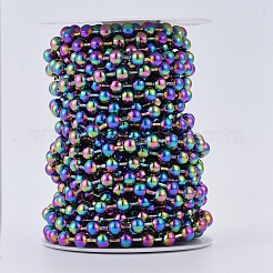 PVD Vacuum Plating 304 Stainless Steel Ball Chains&nbsp;CHS-F009-01I-M