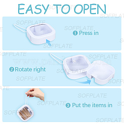 Multifunctional Plastic Pocket-Sized Push Switch Organizers Case&nbsp;CON-WH20006-004B