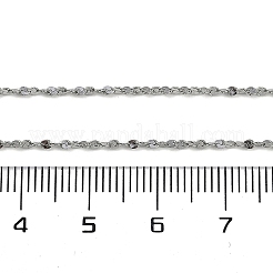 Tarnish Resistant 304 Stainless Steel Chains&nbsp;CHS-L001-170-0.5mm
