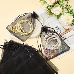 50Pcs Organza Gift Drawstring Bags&nbsp;ABAG-DJ0001-18A