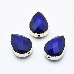 Faceted Glass Beads&nbsp;GLAA-F071-18x13mm-G