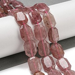 Natural Strawberry Quartz Beads Strands&nbsp;G-P544-B01-01