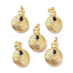 Brass Enamel Pendants&nbsp;KK-P204-15G
