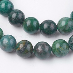Natural African Jade Beads Strands&nbsp;G-F560-10mm-B01