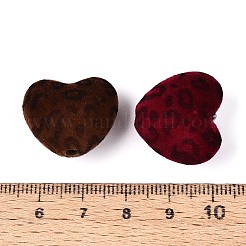 Flocking Opaque Acrylic Beads&nbsp;OACR-T030-04M
