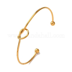 304 Stainless Steel Cuff Bangles&nbsp;BJEW-L706-01G