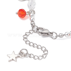 Glass Beaded Link Bracelets for Women&nbsp;BJEW-JB12559