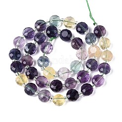 Natural Rainbow Fluorite Beads Strands&nbsp;G-B153-A16