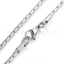 Tarnish Resistant 304 Stainless Steel Necklaces&nbsp;NJEW-E080-17P