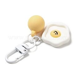 Cartoon Smiling Face Acrylic Pendant Keychain&nbsp;LS-KEYC-D017-01A