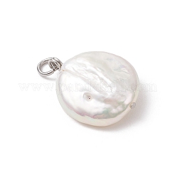Natural Keshi Pearl Pendants&nbsp;PALLOY-JF04189-01