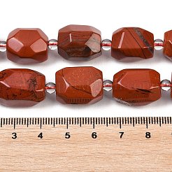 Natural Red Jasper Beads Strands&nbsp;G-Z147-E03-01