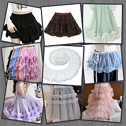 4 Yards Polyester Lace Trim&nbsp;OCOR-NB0002-65B