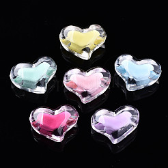Transparent Acrylic Beads&nbsp;X-TACR-N011-008A-01