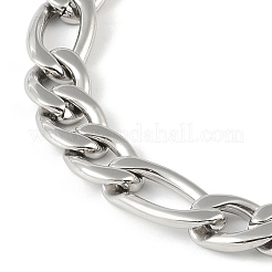 Non-Tarnish 201 Stainless Steel Figaro Chain Bracelets for Women Men&nbsp;BJEW-I316-04P