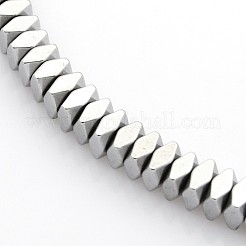 Electroplate Non-magnetic Synthetic Hematite Beads Strands&nbsp;G-O009-A01