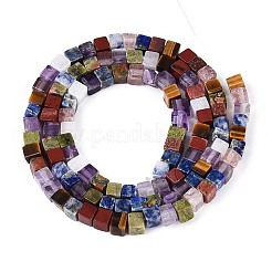 Natural & Synthetic Mixed Gemstone Beads Strands&nbsp;G-T143-34