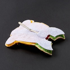 Christmas Bell Cloth Snap Hair Clips&nbsp;LS-PHAR-G003-10