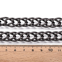 Aluminium Two Tone Rhombus Link Chains&nbsp;CHA-N004-05B