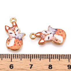 Painted Alloy Pendants&nbsp;PALLOY-P288-05G-04