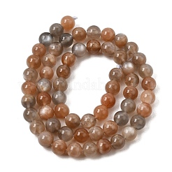 Natural Grey Moonstone Beads Strands&nbsp;G-F632-24-02-01