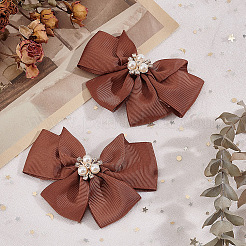 Polyester Bowknot Shoe Decorations&nbsp;FIND-GO0001-52B