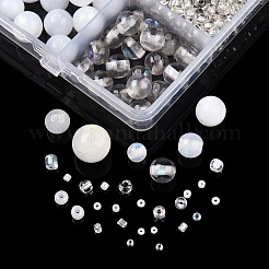 DIY 18 Style Resin & Acrylic Beads Jewelry Making Finding Kit&nbsp;DIY-NB0012-04J