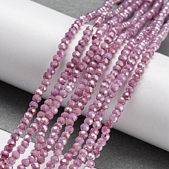 Opaque Baking Paint Glass Beads Strands&nbsp;DGLA-F002-03G
