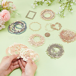 6 Sets 6 Styles Paper Self-Adhesive Stickers&nbsp;DIY-HY0003-43