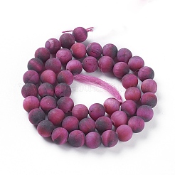 Natural Tiger Eye Beads Strands&nbsp;G-F616-01B-8mm