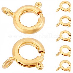 20Pcs Brass Spring Ring Clasps&nbsp;KK-BBC0025-75