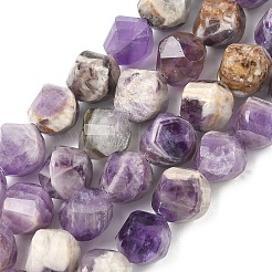Natural Chevron Amethyst Beads Strands&nbsp;G-C267-B01