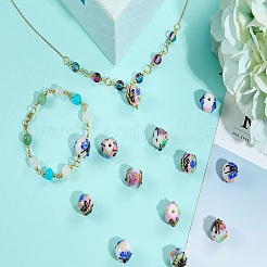 5Pcs Handmade Lampwork Beads&nbsp;LAMP-SZ0001-49C