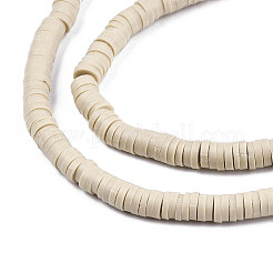Handmade Polymer Clay Beads&nbsp;CLAY-R067-5.0mm-02