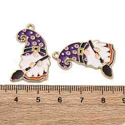 Halloween Alloy Enamel Pendants&nbsp;ENAM-V002-02G-G