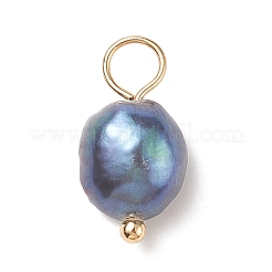 Natural Cultured Freshwater Pearl Pendants&nbsp;PALLOY-JF01949-01