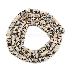 Natural Dalmatian Jasper Beads Strands&nbsp;G-G345-C14-2x4mm