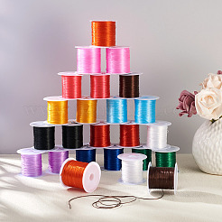 25 Rolls 12 Colors Flat Elastic Crystal String&nbsp;OCOR-PJ0001-010