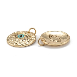 Brass Micro Pave Clear Cubic Zirconia Pendants&nbsp;X-ZIRC-A020-01G
