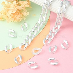 100Pcs Acrylic Linking Rings&nbsp;SACR-CJ0001-36S