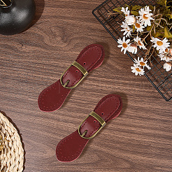 Leather Toggle Buckle&nbsp;AJEW-CL0003-73A