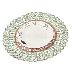 Polyester Lace Table Mat&nbsp;AJEW-TADJ0001-21D