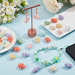 60Pcs Opaque Acrylic Beads&nbsp;OACR-PA0002-23