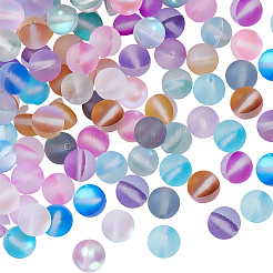 3 Strands Synthetic Moonstone Beads Strands&nbsp;G-PA0001-76B
