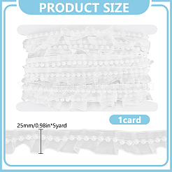 5 Yards Polyester Pleated Ribbon&nbsp;OCOR-DR0001-26