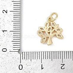 Rack Plating Brass Micro Pave Cubic Zirconia Pendants&nbsp;LS-KK-H509-19G-01