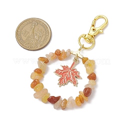 Natural Red Aventurine Chip Pendant Decoration&nbsp;KEYC-JKC00976-03