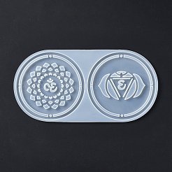 Meditation Yoga Pendants Cup Mat Silicone Molds&nbsp;LS-DIY-B056-02A